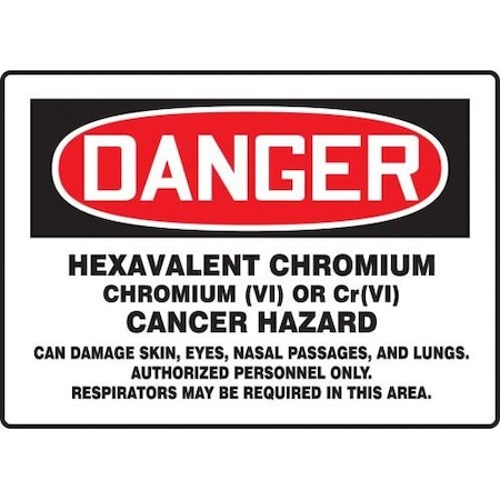 OSHA DANGER HAZARDOUS CHEMICAL MCAW127XL